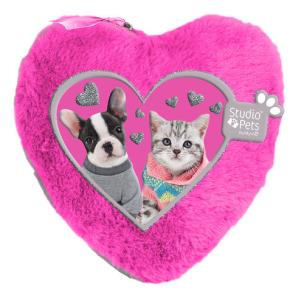Opakowanie Saszetka pluszowa, serduszko Studio Pets