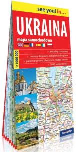 Opakowanie See you! in...Ukraina 1:1 000 000 mapa samochodowa
