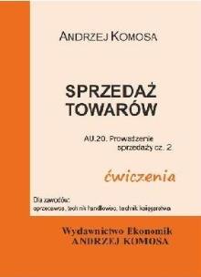 Okładka książki Sprzedaż towarów ćwiczenia EKONOMIK