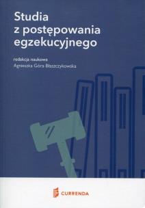 Opakowanie Studia z postępowania egzekucyjnego