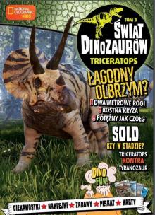 Okładka książki Świat Dinozaurów T.3 Triceratops