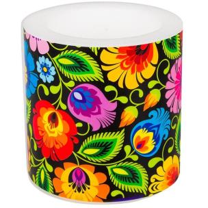 Opakowanie Świeca - łowicka czarna FOLKSTAR