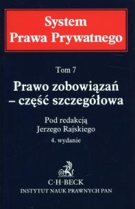 Opakowanie System Prawa Prywatnego Tom 7 Prawo zobowiązań - część szczegółowa
