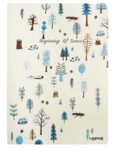 Opakowanie Szkicownik B5/100K Drzewa Niebieskie