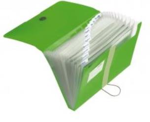 Opakowanie Teczka rozkładana A4 PP 12cz. Zielona