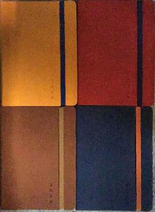 Opakowanie Terminarz B6 oprawa giętka kolorowy brzeg