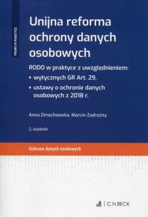 Okładka książki Unijna reforma ochrony danych osobowych