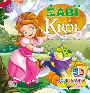 Okładka książki ŻABI KRÓL ROZKŁADANKI 3D