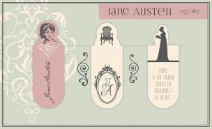 Opakowanie Zakładki magnetyczne - Jane Austen
