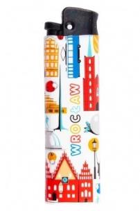 Opakowanie Zapalniczka - Wrocław symbole FOLKSTAR