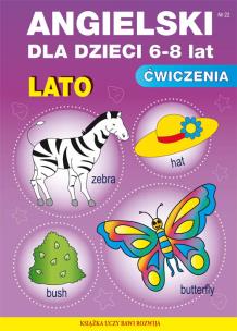 Okładka książki Angielski dla dzieci 6-8 lat. Zeszyt 22. Lato