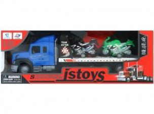 Opakowanie Auto ciężarowe z motocyklami