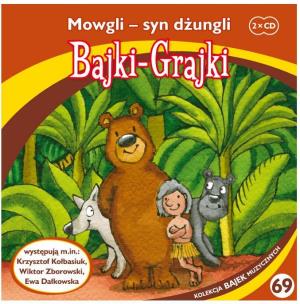 Okładka książki Bajki - Grajki. Mowgli - syn dżungli 2CD - Audiobook