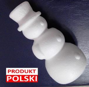 Opakowanie Bałwanek styropianowy ST030 14/6/6 cm 4 szt.