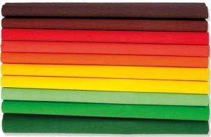 Opakowanie Bibuła marszczona 25x200 Jesień mix HAPPY COLOR