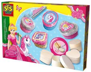 Opakowanie Brokatowe marzenia Pudełeczko na biżuterię