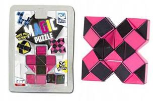 Opakowanie Clown Magic Puzzle magiczny wąż czerwony 24 el