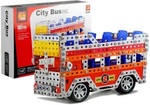 Opakowanie Duży Zestaw Klocki Konstrukcyjne Bus 563 Elementy