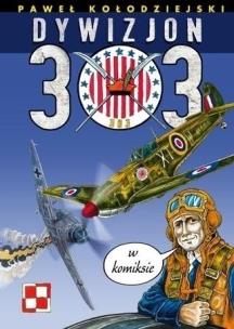 Okładka książki Dywizjon 303 w komiksie