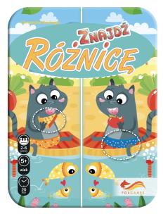 Okładka książki GRA ZNAJDŹ RÓŻNICĘ