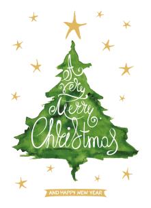 Opakowanie Karnet B6 Boże Narodzenie - Choinka 