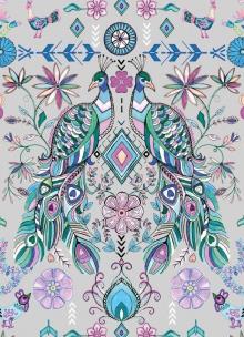 Opakowanie Karnet B6 z kopertą Pampas Peacock