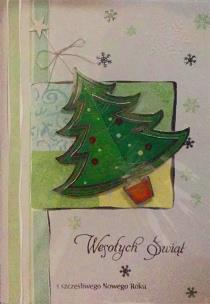 Opakowanie Karnet Boże Narodzenie B6 Premium 14 + koperta