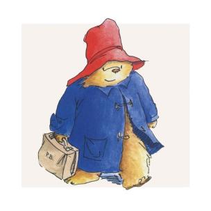 Opakowanie Karnet kwadrat z kopertą Paddington Bear