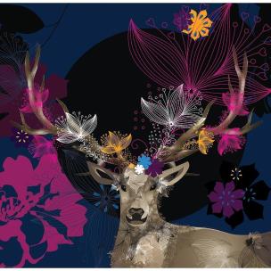 Opakowanie Karnet Swarovski kwadrat CL0718 Jeleń