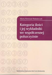 Okładka książki Kategoria ilości i jej wykładniki we współczesnej polszczyźnie