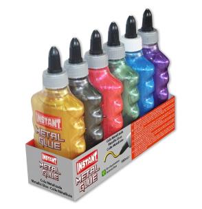 Opakowanie Klej w płynie metaliczny (6szt) INSTANT