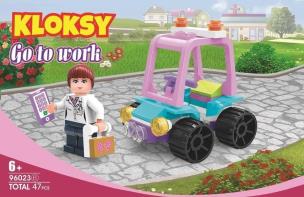 Opakowanie Klocki Kloksy Urzędniczka 47 elementów
