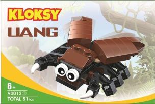 Opakowanie Klocki Kloksy Zwierzęta żuczek