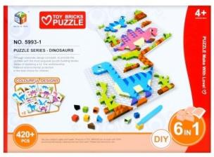 Opakowanie Klocki mozaika 420el dino