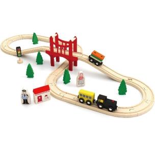 Kolejka z mostem. Autor: Smily Play. Multiszop.pl Okładka książki Kolejka z mostem