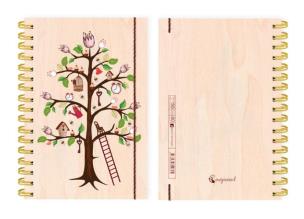 Opakowanie Kołonotatnik ozdobny A6 Drzewo Życia 50 stron