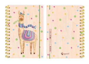 Opakowanie Kołonotatnik ozdobny A6 Lama 50 stron linia