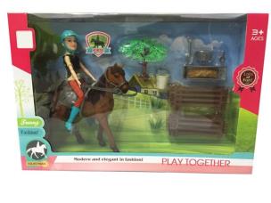 Opakowanie Koń z jeźdźcem i akcesoriami