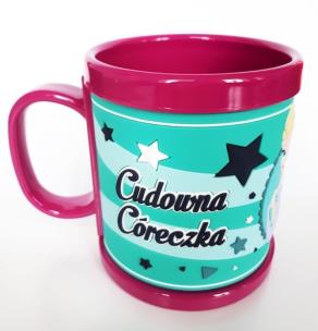Opakowanie Kraina Lodu, Kubek imienny dla dziecka, Cudowna córeczka
