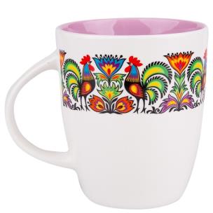 Opakowanie Kubek Marysia - wianek koguty fioletowy FOLKSTAR