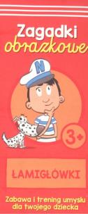 Okładka książki ŁAMIGŁÓWKI ZAGADKI W OBRAZKACH KAPITAN NAUKA