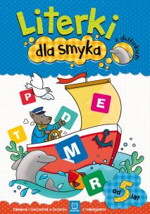 Okładka książki Literki dla smyka z delfinkiem