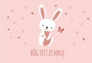 Okładka książki Magnes na lodówkę - Króliczek. Bóg jest ze mną