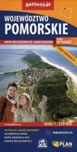 Okładka książki Mapa krajoznawczo-sam. - woj. Pomorskie w.II