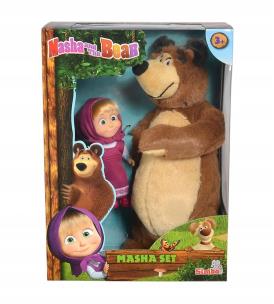 Opakowanie Masza i Niedźwiedź Miś + lalka mały zestaw