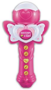 Opakowanie Mikrofon z dźwiękiem różowy