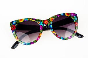 Opakowanie Okulary przeciwsłoneczne - łowickie czarne