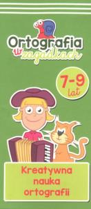 Okładka książki ORTOGRAFIA W ZAGADKACH KREATYWNA NAUKA ORTOGRAFII KAPITAN NAUKA