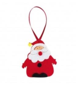 Opakowanie Ozdoba z filcu Mikołaj 4szt EASY