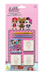 Opakowanie Pieczątki LOL blister z 3 pieczątkami